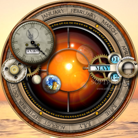 Steampunk-Orrery-Calendar-Clock_1